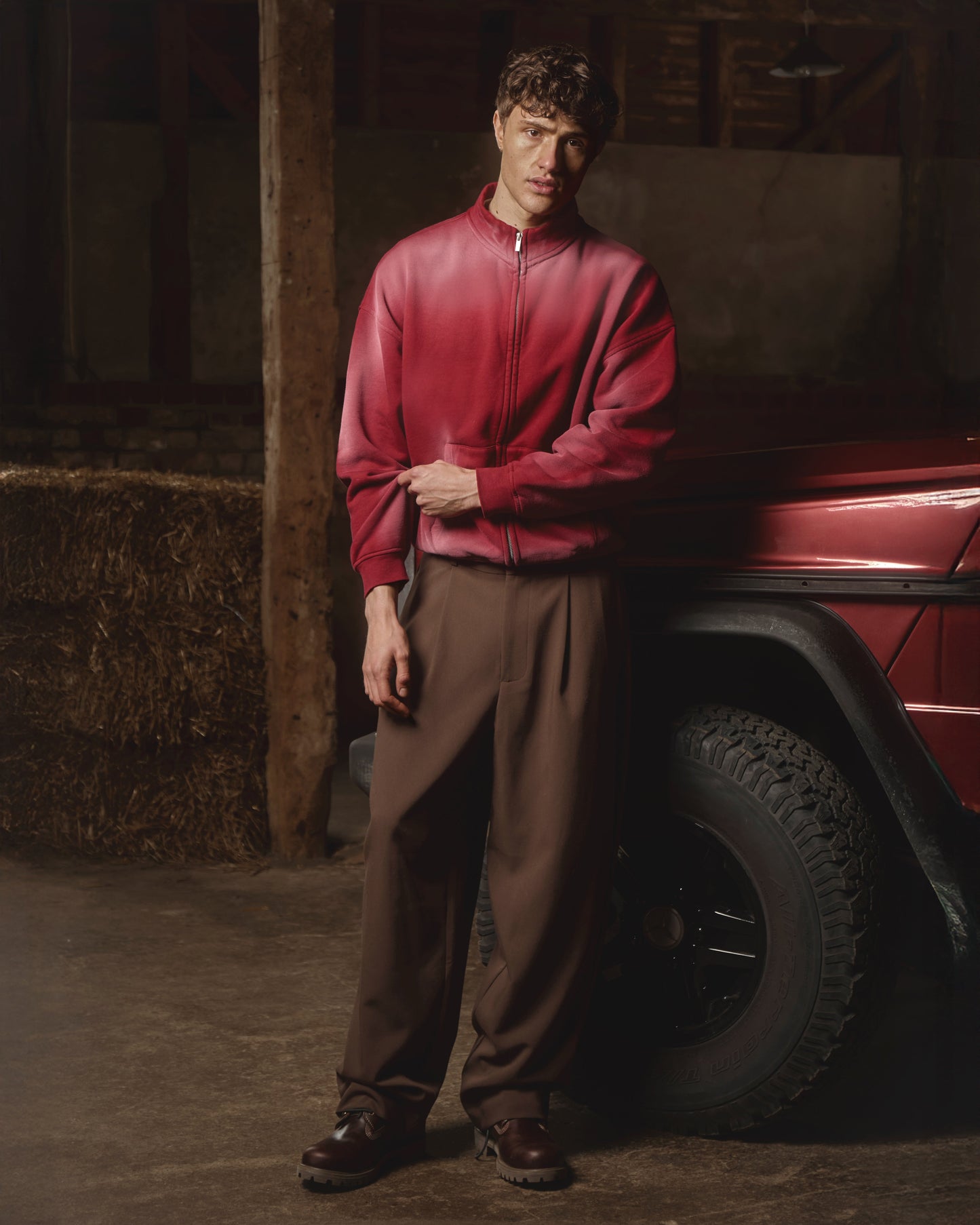 Dart Pleated Trouser