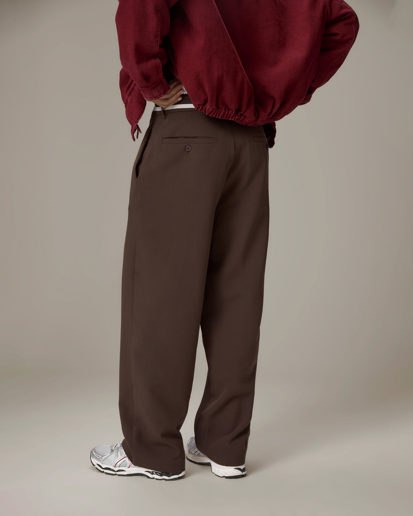 Dart Pleated Trouser