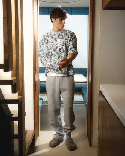 Blu Camo Long Sleeve