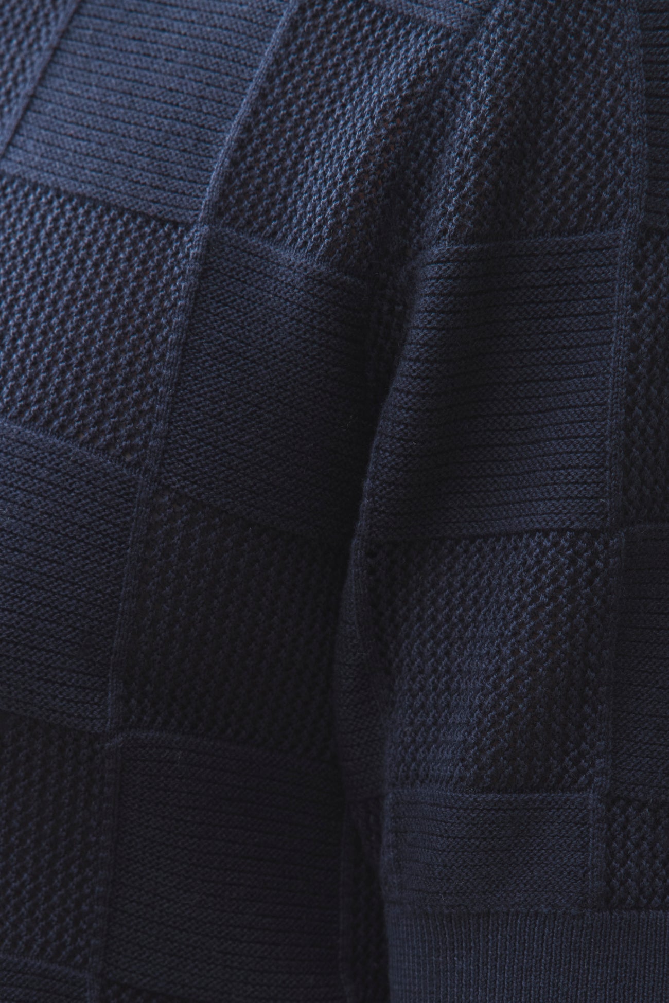 BRADLEY COTTON CASHMERE CHECKERED POLO