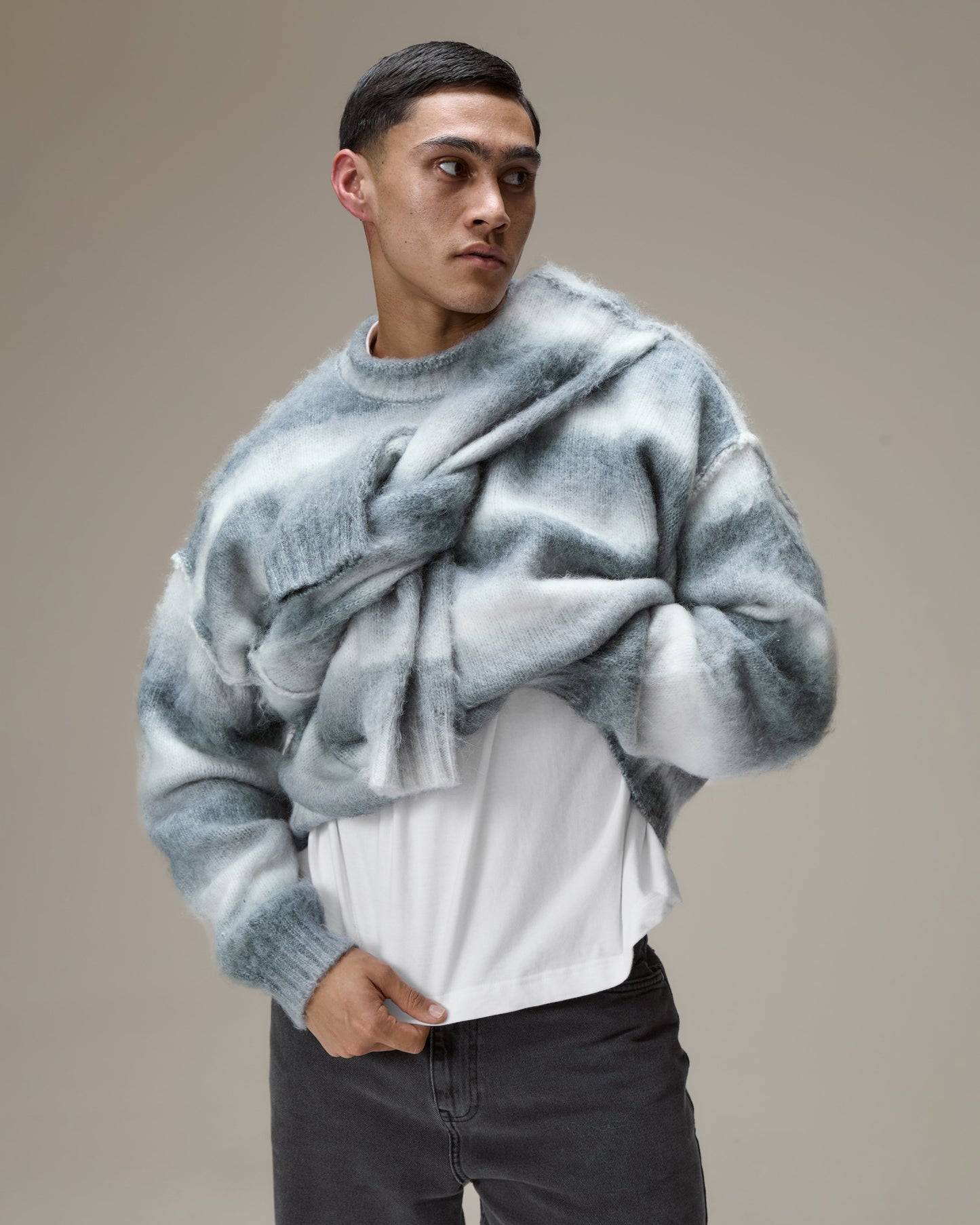 Ombre Brushed Knit